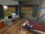 Evaluating Continual Learning Algorithms by Generating 3D Virtual Environments